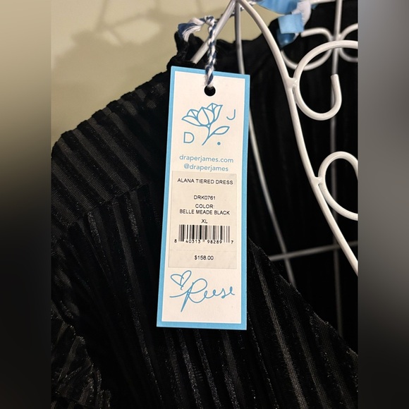 Draper James Alana Tiered Dress Size XL - Picture 3 of 4